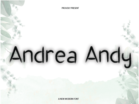 Andrea Andy: A Soft Script for Editorial Design