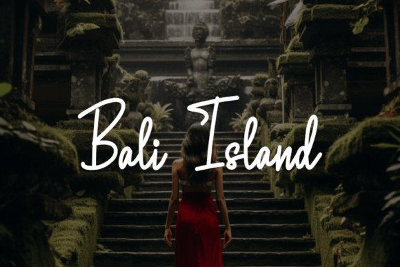 Bali Island Font: Elegant Script for Crafters