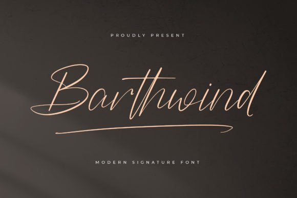 Barthwind: A Stylish Script Font