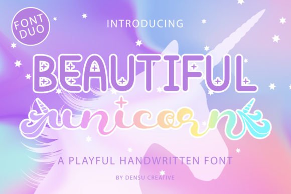 Beautiful Unicorn Font for Web Design