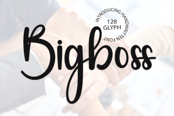 Bigboss Font: Modern Handwritten Style