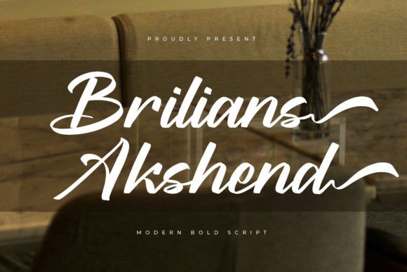 Brilians Akshend: A Stylish Script Font