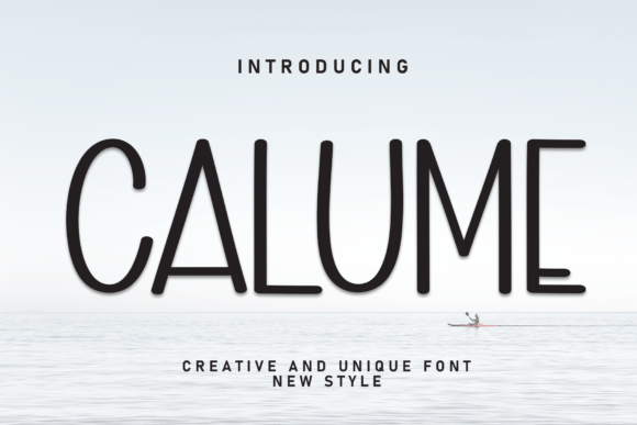 Calume: A Playful Font for Web Design