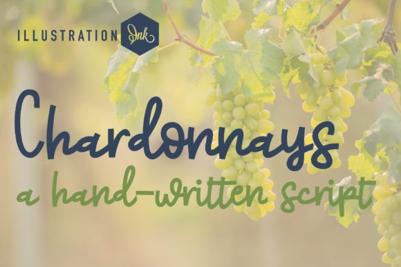 Chardonnays: A Handwritten Font for Elegant Design