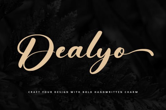 Dealyo: A Whimsical Handwritten Font