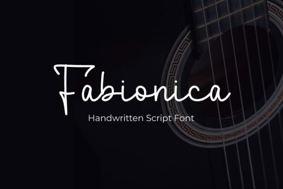 Fabionica: Elegant Handwritten Font