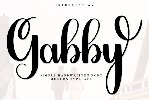 Gabby: A Handwritten Font for Elegant Design