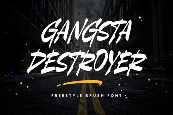 Gangsta Destroyer: A Bold Script for Urban Branding