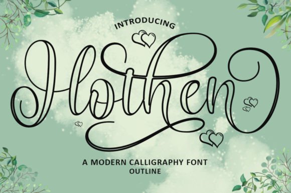 Hothen Outline: A Creative Font for Marketers