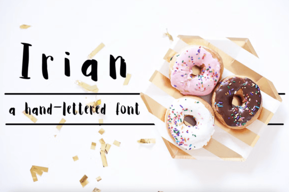 Irian: A Script Font for Editorial Design