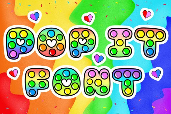 Pop It Font for Business