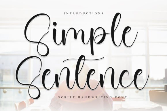 Simple Sentence Font for Web Design