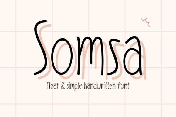 Somsa: A Handwritten Font for Editorial Design