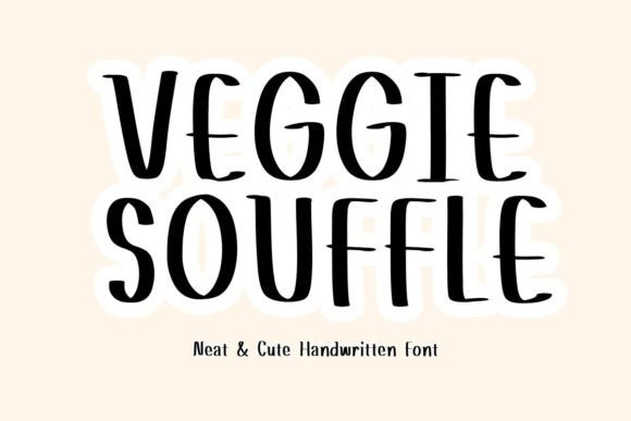Veggiesouffle Font for Creative Campaigns