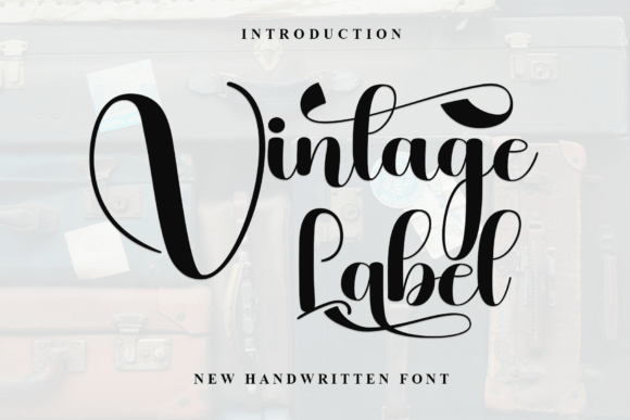 Vintage Label Font for Creative Projects