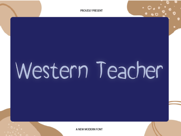 Western Teacher Font for Marketing