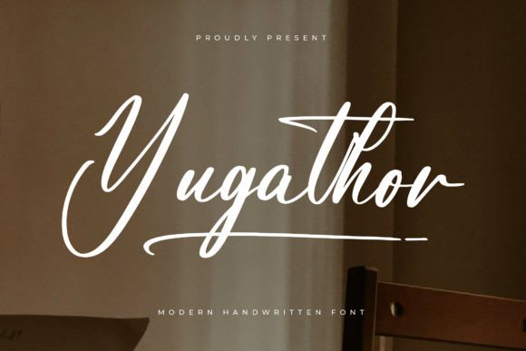 Yugathor: A Luxurious Script Font