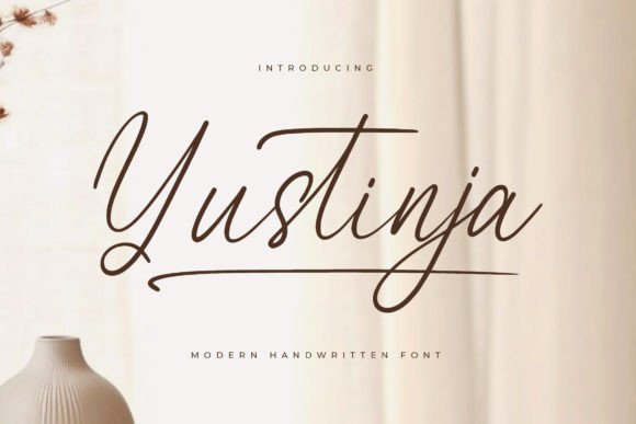 Yustinja: A Stylish Script Font